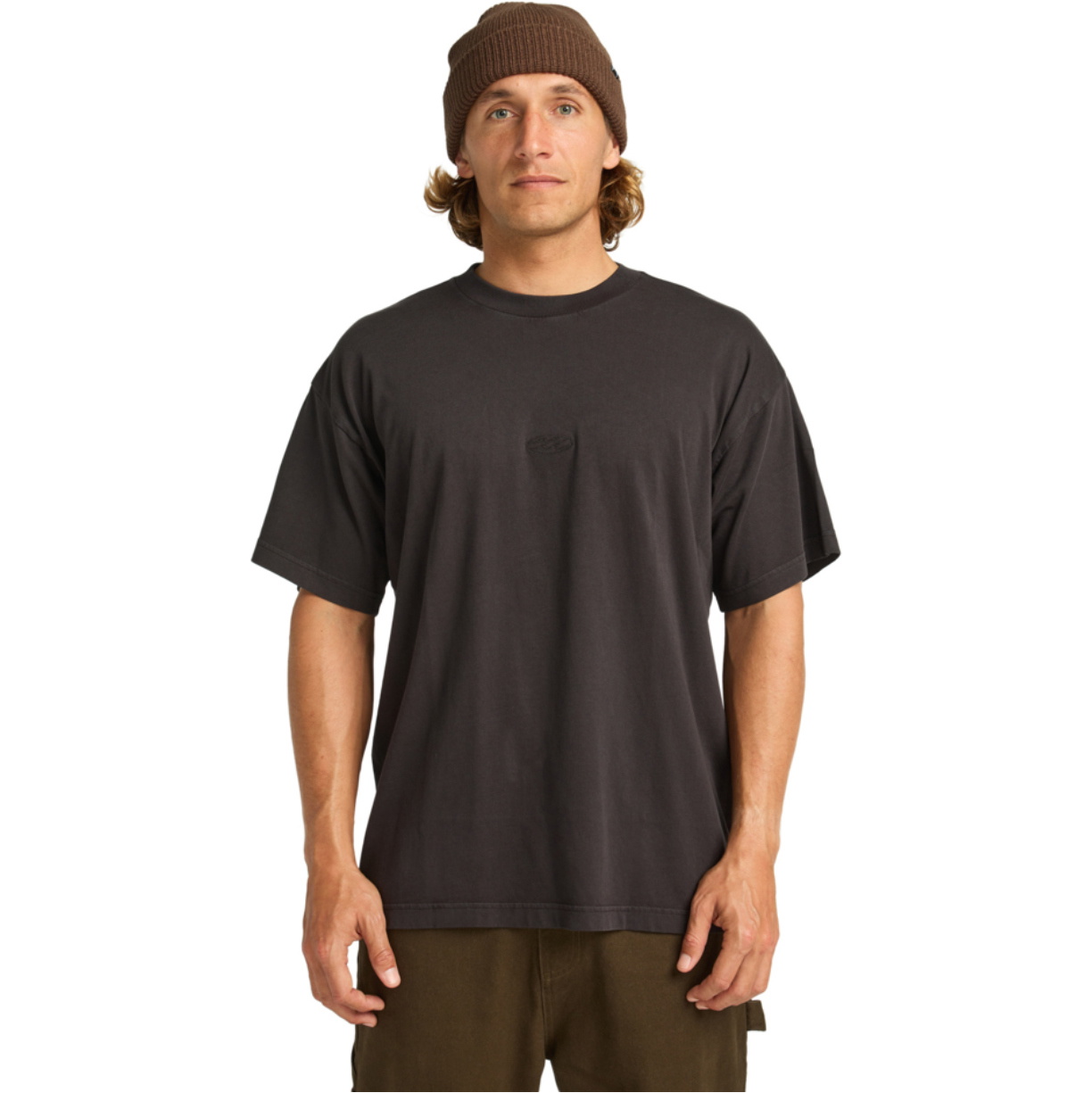 2025 Billabong Hombres Camiseta Lavada OG Wave EBYKT00113 - Washed Black